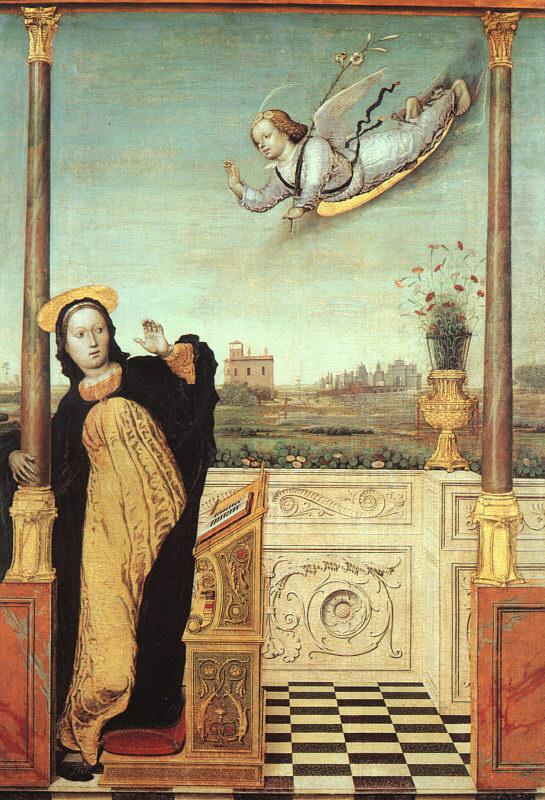 Braccesco, Carlo di The Annunciation china oil painting image